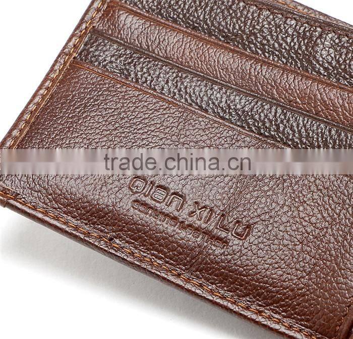 Male Business Genuine Leather Coin Purse 3D Crocodile Wallet for Men