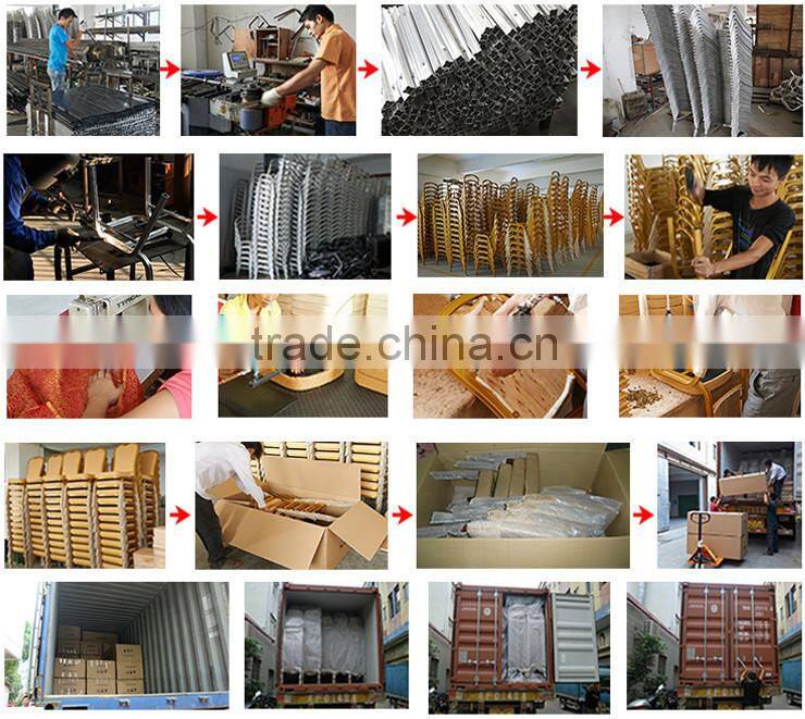 G-005 1.1m aluminium bar chairs for restaurant