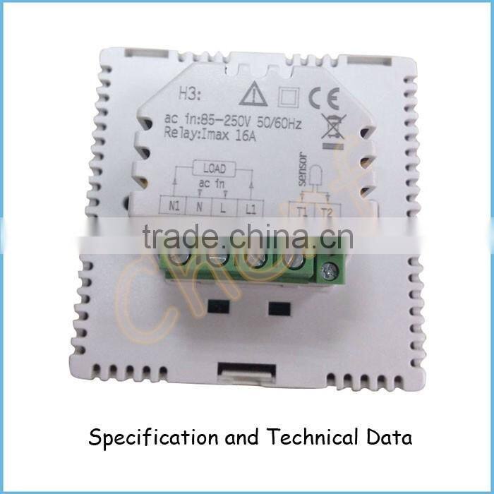 Top Sale Touch Screen Hotel Digital Room Thermostat with LCD Display