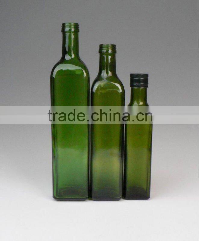 250ml, 500ml, 750ml, 1000ml marasca glass bottle olive oil bottle