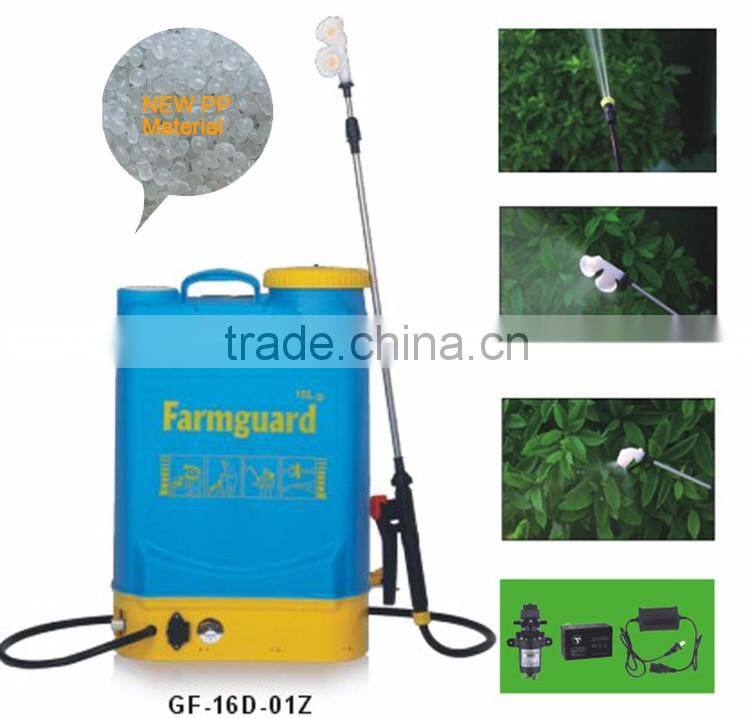16L Made in China Customized Design Knapsack Electric Sprayer Agricultural