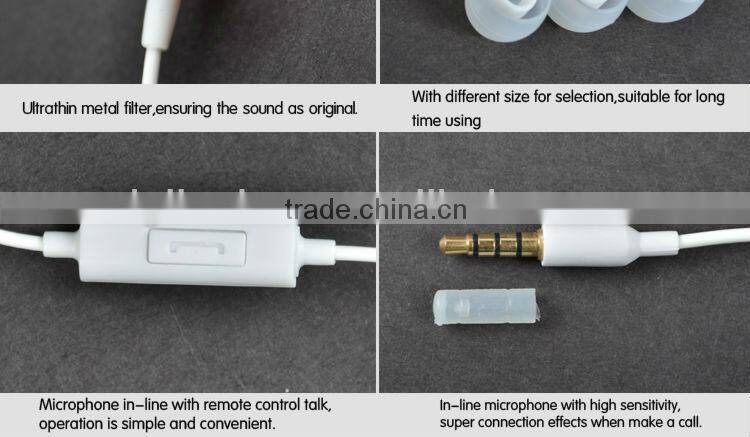 ULDUM super sound handfree earphone amplifier with mic for mp3/4 mobile phone /htc/samsung