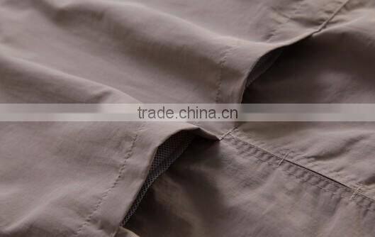 Men's Vented Camping Hiking Fishing Moisture wicking Compressed Breathable Shirt