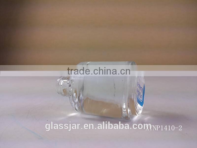 20ML clear nail polish bottle + Cap + Brush