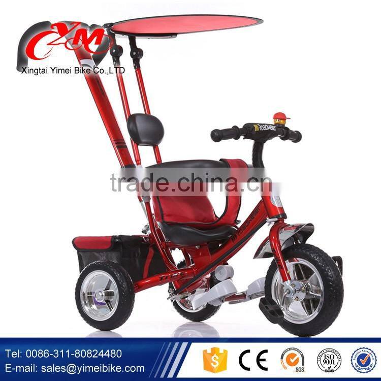 Lightweight folding baby tricycle / Factory Outlet kids tricycle 2016 new design / plastic tricycle baby stroller tricycle
