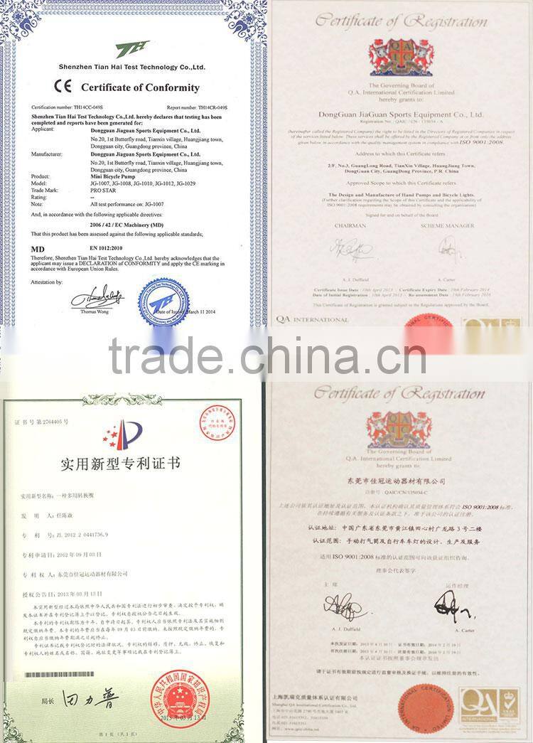 2015 New Mini Bicycle Pump for Mountain Bike/Bicycle Parts Alibaba China Factory