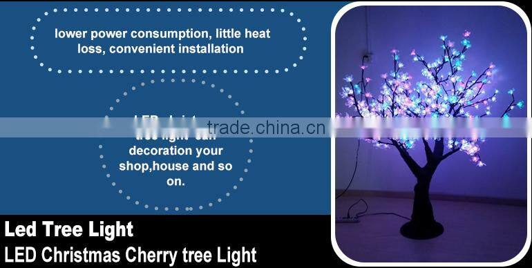 led light changing color tree