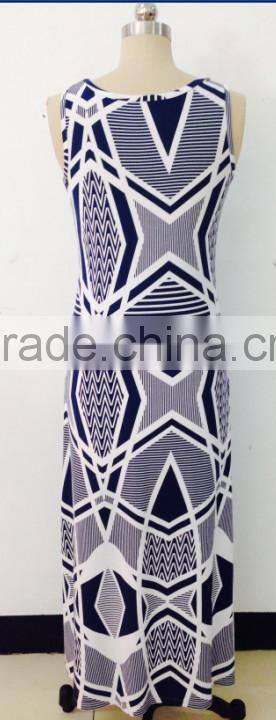 women printing dress