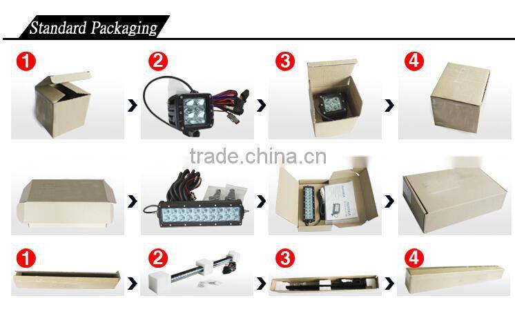 Single row led bar light, Jeep 4x4 250W 52 inch curved led bar light