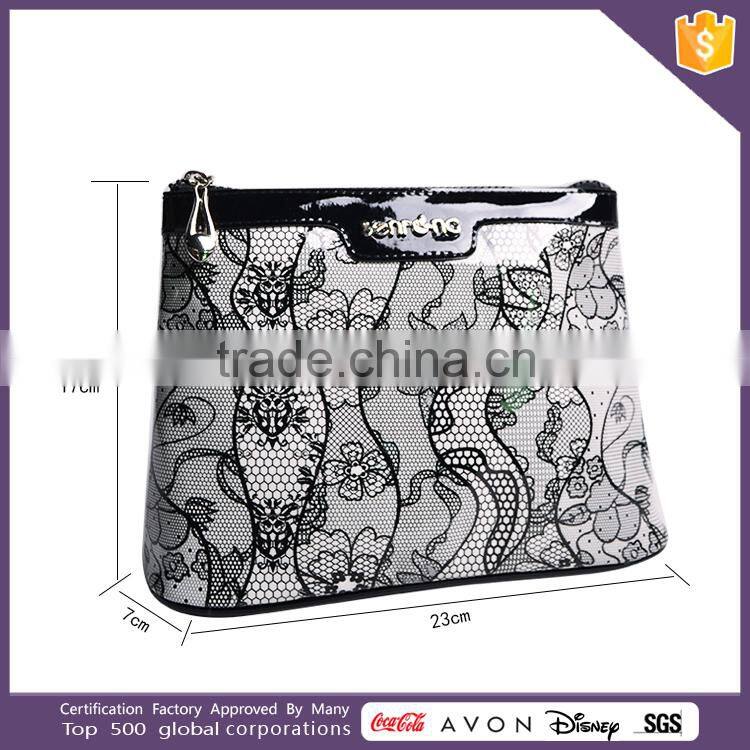 waffle weave cotton cosmetic bag cosmetic bag multi pocket