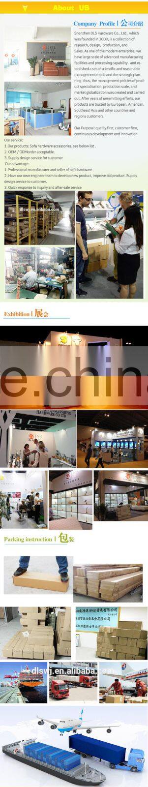 DLS D636 each stop 6 degree, with 15 stop option sofa hinge