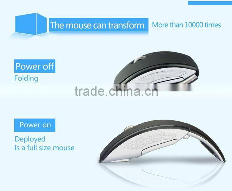 2.4Ghz foldable wireless optical keyboard mouse