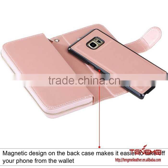 PU Leather Flip Folio Card Wallet Purse for Samsung Galaxy Note 7
