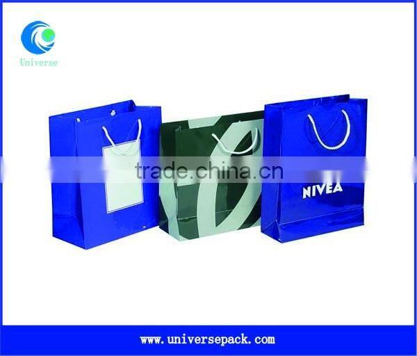Export Custom Rope Handle Paper Bag Simple Logo Printed Hot Selling Bags