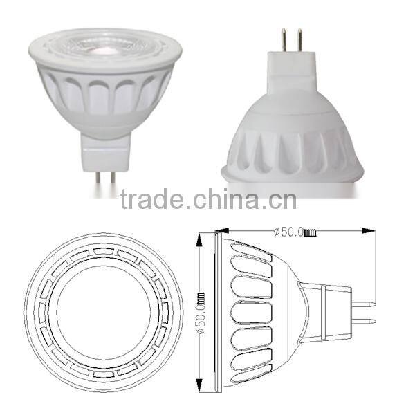 5W COB LED Spotlight MR16 GU5.3 480lm AC/DC12V