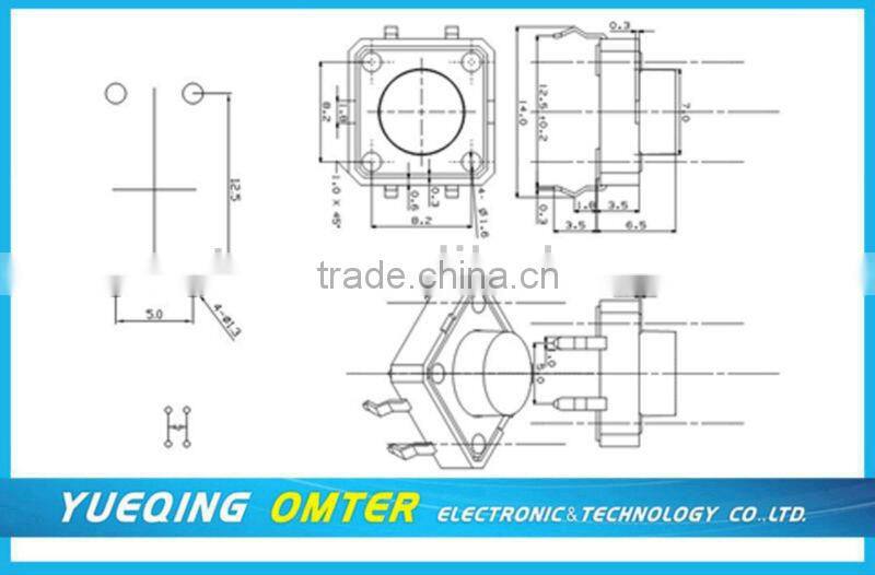 TS1211s-0751c mini tact switch