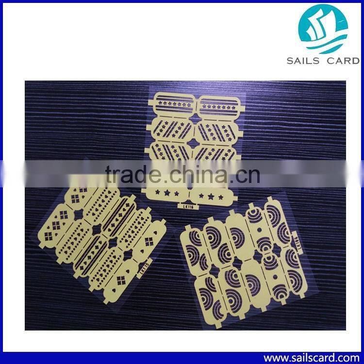 Beautiful Ble nail stencil sticker machines for nail art