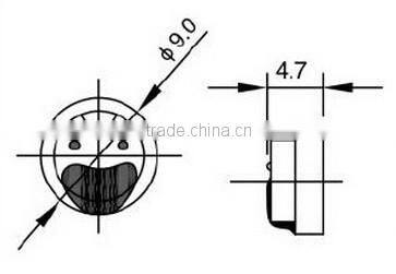 FBS9E-1 High Quality aluminium earphone speakers used for stereo (FBELE)