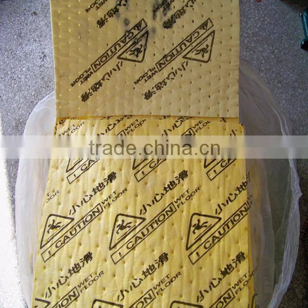 100% PP Melt Blown Non woven chemical absorbent pad