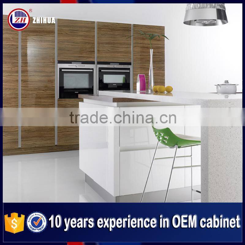 Guangzhou Zhihua kitchen cabinet manufacture modern integrated kitchen cabinets