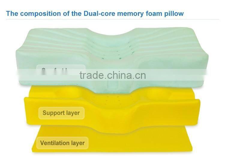 Best quality Approval memory foam pillow With logo Printing