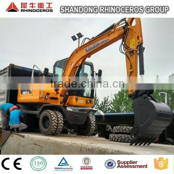 excavator machine with spare parts,new wheel excavator