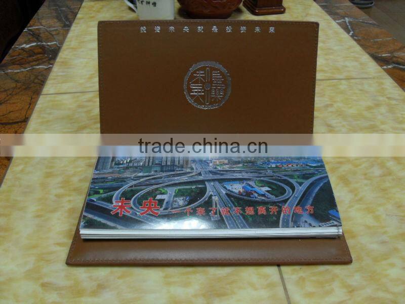 2015 wholeasle desk printing calendar with 9 ring binder