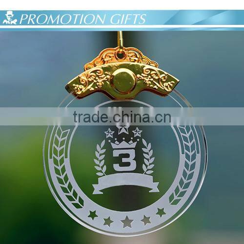 promotion gifts OEM crystal medal