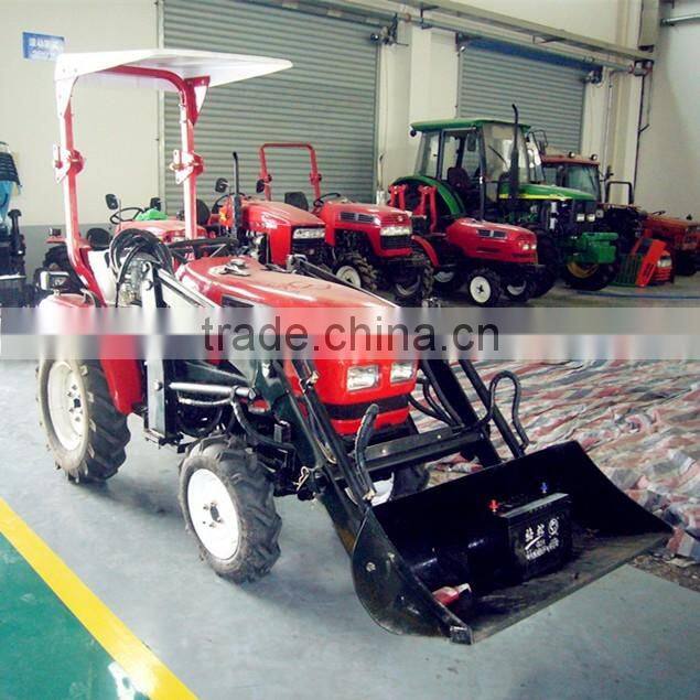Jinma brand 16hp-35hp mini tractor with front end loader and backhoe