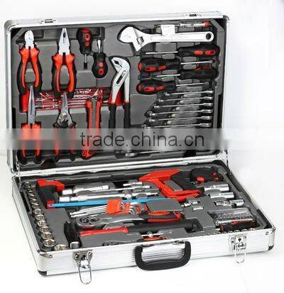 2015NEW ITEM-114pcs Professional aluminium case tool set
