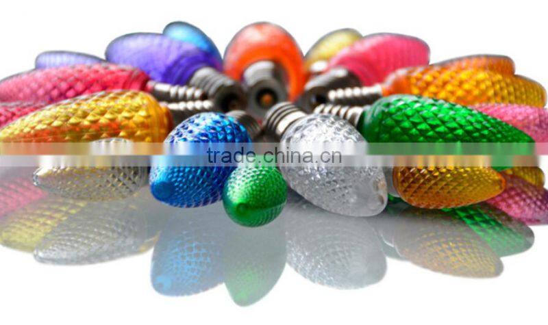 Led lighting manufacturer c7 c9 christmas light bulb e17 led light bulb for holiday time