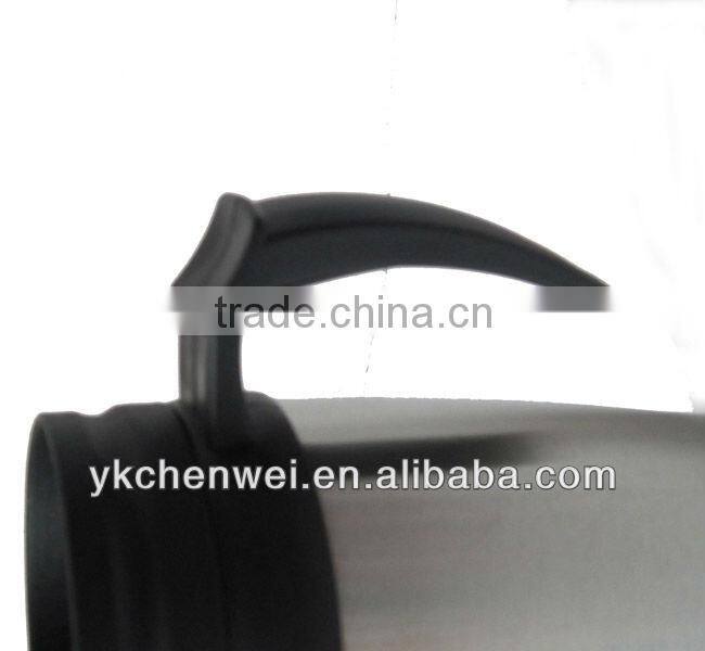 Hot!! 14OZ budget screw lid plastic travel mug with handle