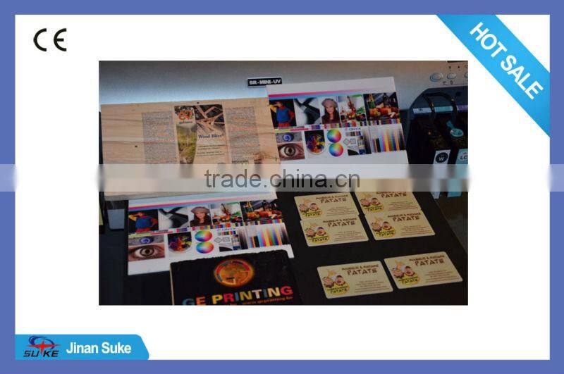 Latest 1440 dpi 8color UV Flatbed Printer on rigid,flexible,flat,corrugated media