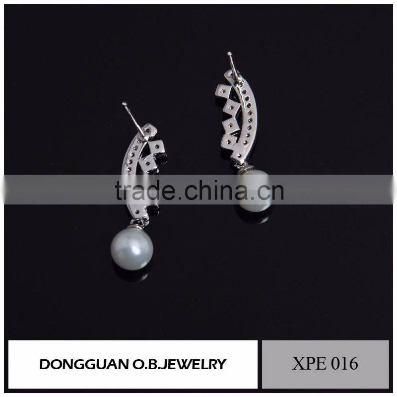 Stylish Top Sale Earrings Stud Pearl Earrings Design With Handmade Jewelry