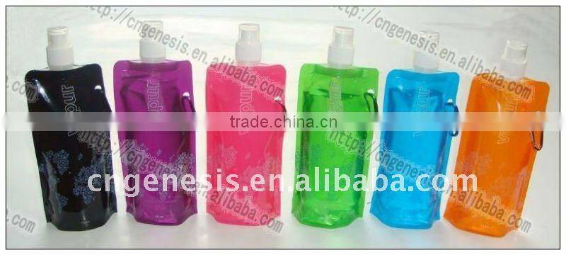 1 litre collapsible water bottle /sports foldable water bottle