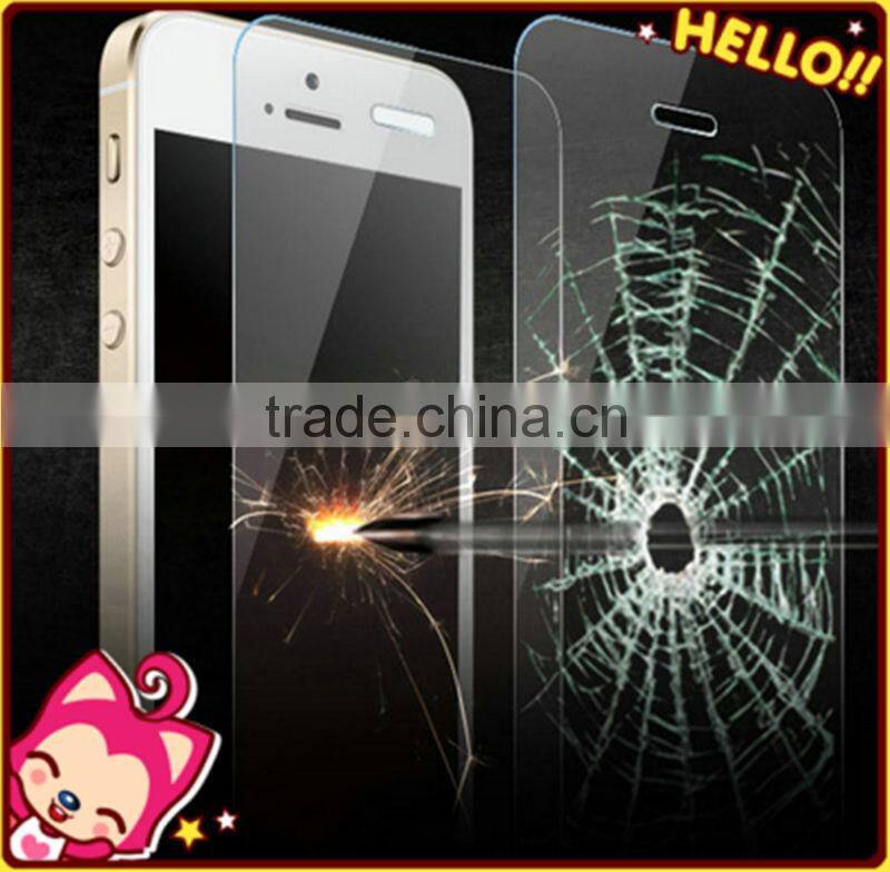 Strong protection for iphone 5 tempered glass screen protector for iphone screen protector