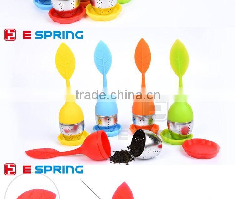 2016 Teapot Sweet Leaf Tea Infuser best Silicone Tea Strainer