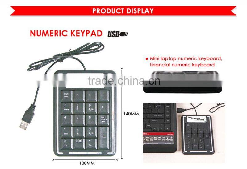 Good Quality Plastic Numeric Keyboard
