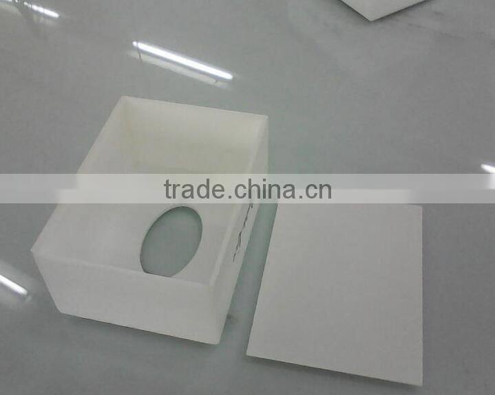 white acrylic tissue box