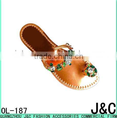 New design glass stone shoe ornament/ shoe accessory/ shoe trim