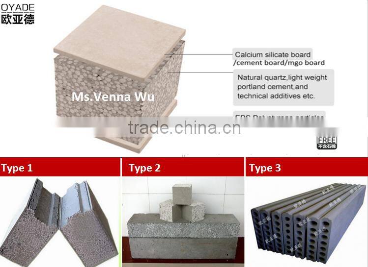 Forming machine making production line for EPS cement sandwich panel wall board with factory price