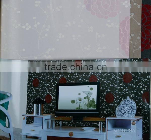 hot selling wallpaper with beautiful shining flowers