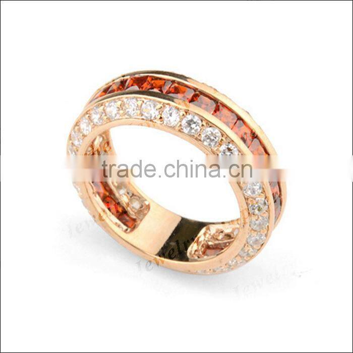 new desgin wholesale Silver jewelry wheel diamond ring