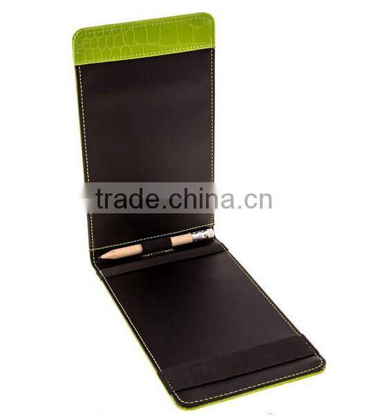 Custom fancy look nice design golf sports scoreboard holder real leather