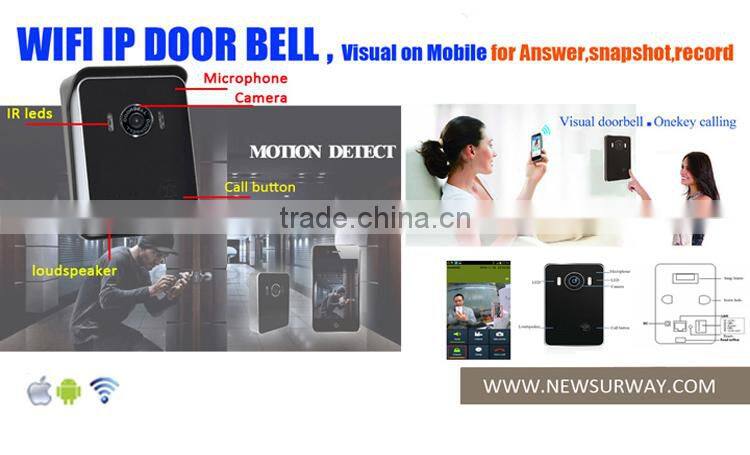 Smart wireless ip wifi doorbell camera