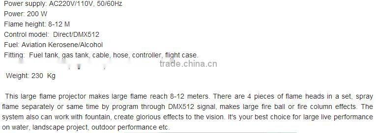 Large Fire Machine Large Flame Projector