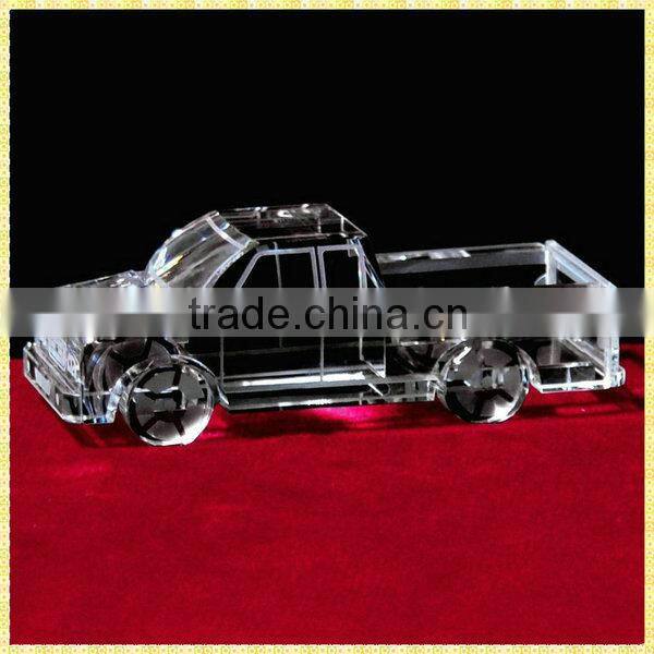 Handicraft Antique Crystal Navvy Model For Business Annual Souvenirs