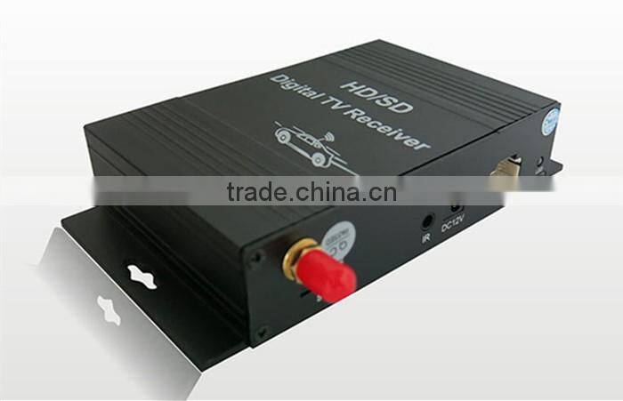 Digital Car Tuner Four way Single Antenna M-288X TV Tuner ISDB-T Brazil ( One seg ) Digital TV Receiver for South America