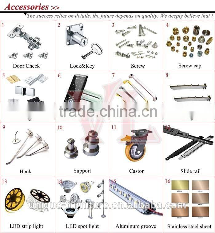 Made in China the cheap fashion jewelry kiosk and showcase