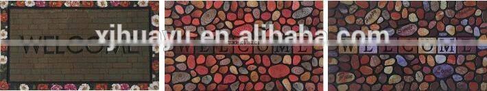 Flocking door WELCOME mat antiSlip outdoor Entrance floor mat